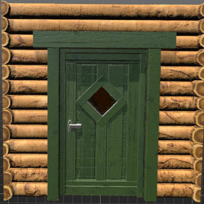 My canadian lodgedoor entry for the Quixel Mixer Styleswap Challenge 2019